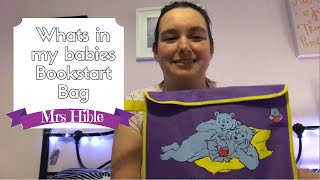 Whats in my baby's bookstart bag from The Book Trust | Reading to baby | Mrs Hible |