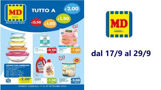 Volantino MD Discount (IT) dal 17 al 29 settembre 2024