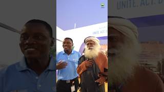 A Security Guard's Fanboy Moment with Sadhguru at COP28 #Throwback