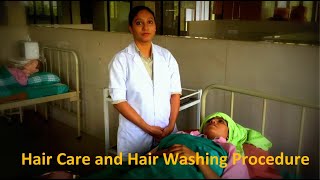 Hair Care and Hair Washing Procedure