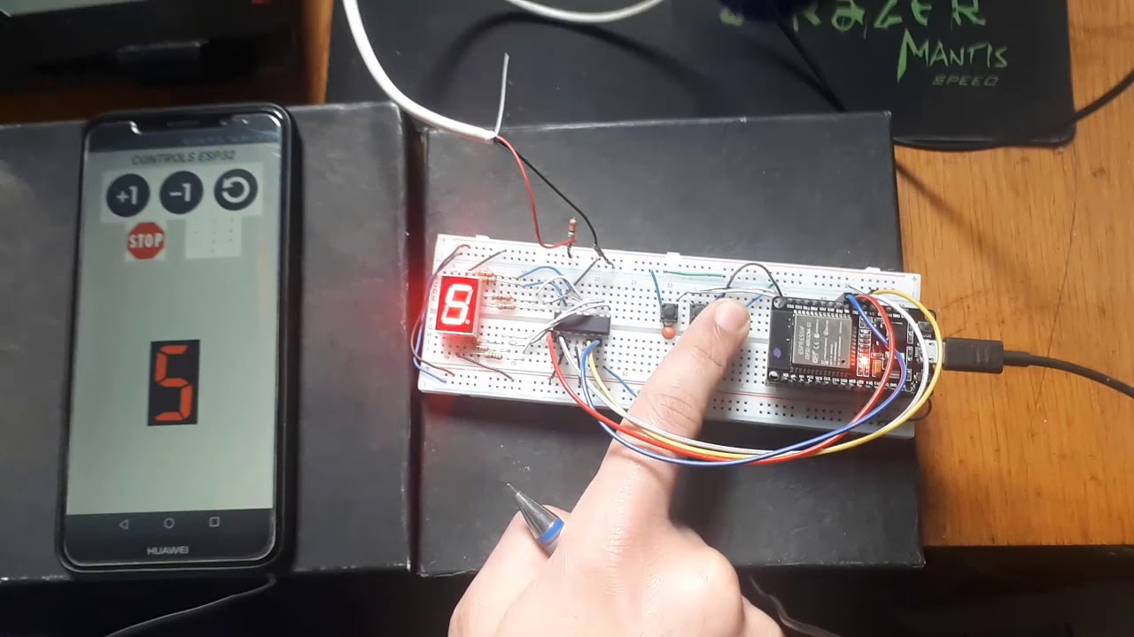 Micropython Esp32 A Counter With Remote Control Final Demo Youtube