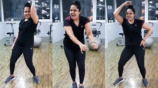 Actress Pragathi Superb Dance At GYM | MS Entertainments