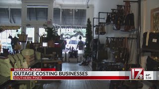 Power outage hits Moore County business hard as holiday shopping season starts