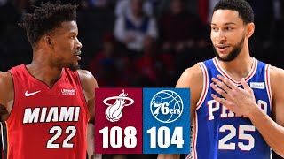 Jimmy Butler, Heat hand the Sixers their first home loss of the season | 2019-20 NBA Highlights
