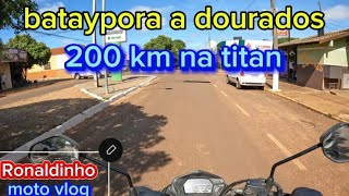 viagem de moto de bataypora a dourados  ms 200km