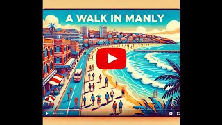 Walk in Manly, a beach town in Sydney