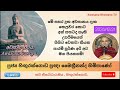 පටිච්චසමුප්පාදය අනුලෝම පටිලෝම දැක ඔබත් බුදුන් දැක නිවන් දකින්න. බුදුහිමියන් ජිවමානයි ධර්මය තුළ .