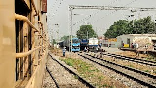 Prayagraj - YNRSK Express Shahjahanpur Junction Arriving - Indian Railways