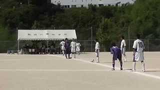 2013.7.21　中学サッカー　中体連筑前大会準決勝　城山中　vs　筑陽学園