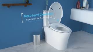 Next Level of Cleanliness: SmartWhale Non-Electric Bidet Seat