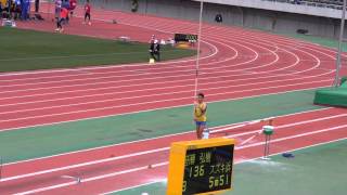 2014年織田記念陸上　男子棒高跳び　笹瀬（スズキ浜松）5m51　3回目