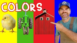 Learn Colors with Farm Animals (Fun Educational Video For Toddlers & Preschoolers)