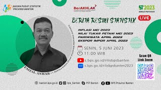 Rilis Berita Resmi Statistik 5 Juni 2023