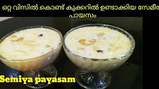 😋കുക്കറിൽ ഒറ്റവിസിൽ കൊണ്ട് ഉണ്ടാക്കിയ വ്യത്യാസമായ ഒരു സേമിയ പായസം👌/ CUSTARD SEMIYA PAYASAM/ep-226