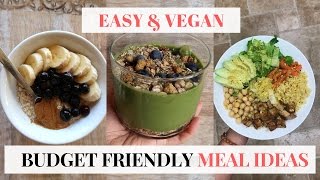 What I Eat In a Day at Home + Budget Friendly VEGAN Recipes