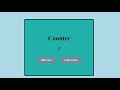 Counter JavaScript With Source Code | Source Code & Projects