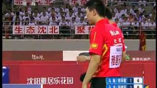 2011 Penhold Vs Shakehand [m3] : MA Lin / RYU Seung Min - ZHANG Jike / MA Long [Full match 2/2]