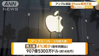 アップル減益　iPhone販売不振【知っておきたい！】【グッド！モーニング】(2024年5月4日)