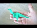 pachycephalosaurus origami 파키케팔로사우루스 종이접기 厚头龙折纸 パキケファロサウルス折り紙