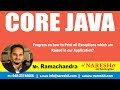 Core Java Tutorials | Program on how to Print all Exceptions which are Raised in our Application?