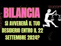 BILANCIA SI AVVERA IL TUO DESIDERIO ENTRO IL 22 SETTEMBRE 2024?#tarocchioggi INTERATTIVO TAROCCHI