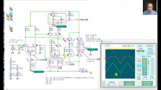 全段上下対称電流帰還アンプシミュレーション