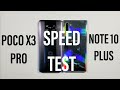 Xiaomi Poco X3 Pro vs Samsung Galaxy Note 10 Plus Speed Test