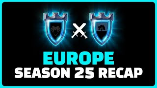 Albion Online ZvZ (Europe) | Season 25 Wrap-Up | Rank 1 Season and Unexpected Drama