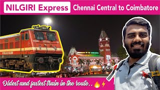 🚂 BLUE MOUNTAIN / NILGIRI EXPRESS FIRST A/C TRAVEL VLOG | Chennai Central to Coimbatore