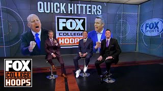 Quick hitters with Steve Lavin and Casey Jacobsen | FOX COLLEGE HOOPS