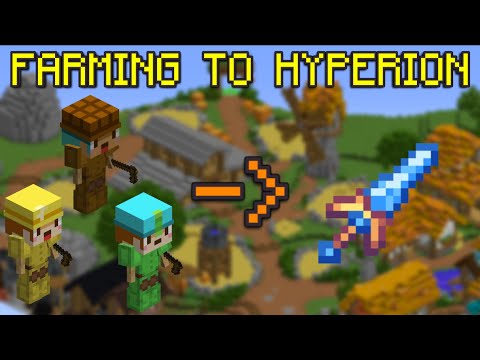Farming To Hyperion Hypixel Skyblock 1 Youtube