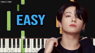 Jung Kook - 3D (feat. Jack Harlow) | EASY Piano Tutorial by Pianella Piano