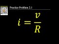 Practice Problem 2.1 - Fundamental of Electric Circuits (Sadiku) 5th Ed [English - Dark Mode]