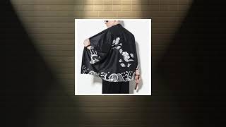 Yukata haori men Japanese kimono cardigan men samurai costume clothing kimono jacket mens kimono ...