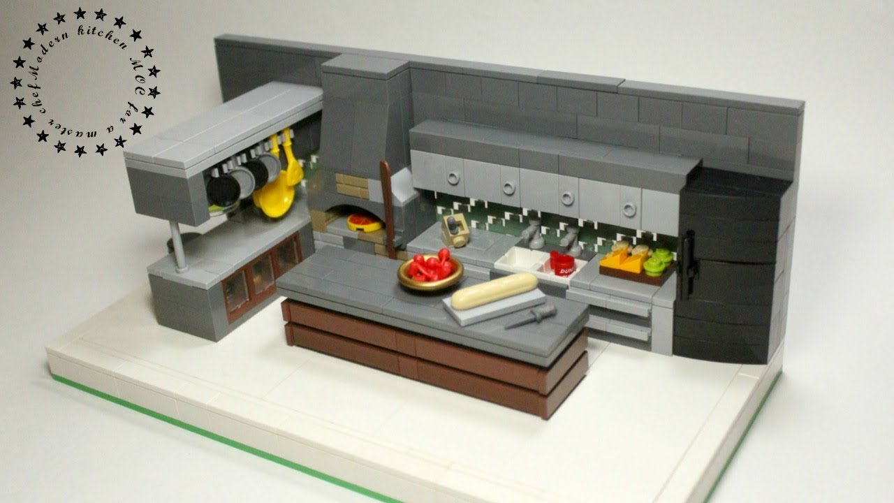 Lego Modern House Kitchen