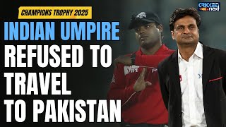 Umpire Nitin Menon Refuses Traveling To Pakistan | Champions Trophy 2025 | Breaking News | Cricket