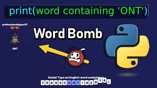 Using a PYTHON SCRIPT to WIN in Roblox Word Bomb...