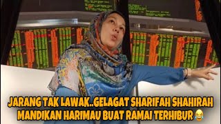 JARANG TAK LAWAK SHARIFAH SHAHIRAH MANDIKAN HARIMAU PELIHARAAN BUAT RAMAI TERHIBUR