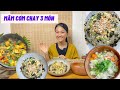 Mâm cơm chay 3 món | ngày rằm chay tịnh an lành