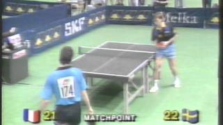 waldner gatien european table tennis championship 1990