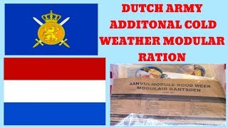 (RARE) DUTCH ADDITIONAL COLD WEATHER MODULAR RATION