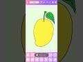 Draw a Mango with Leaf | Paint | Technify Soft