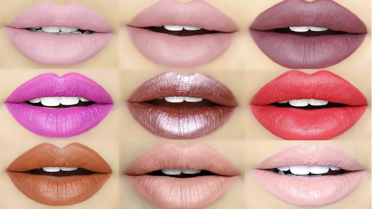 TEN DIFFERENT LIP LOOKS USING ONE LIPSTICK!!! | LIP LINER HACKS + COMBO ...