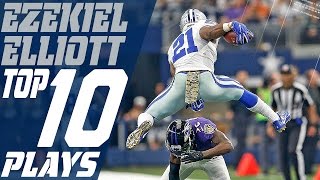 Ezekiel Elliott's Top 10 Plays of the 2016 Season | Dallas Cowboys | NFL Highlig