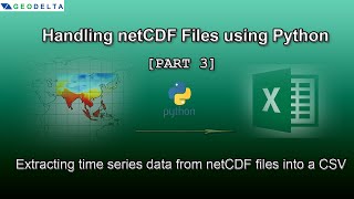 Extracting time series data from a netCDF file into a CSV (Part 3)