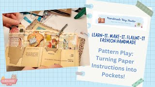 Turn Pattern Paper Into Pockets!  Easy Junk Journal Idea