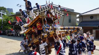 令和4年 郡家 宮入 弓弦羽神社 御影だんじり祭 東灘だんじり祭