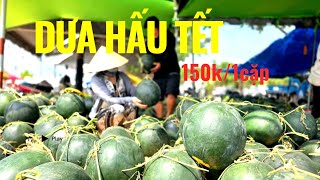 Tet Market at My Grandmother's Village: Buying Watermelons for Steaming