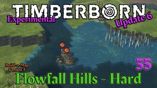 💧 Kaum Wasser im Tank, aber nasse Füße! Warum? 😲 Flowfall Hills | Schwer 35 💀 Timberborn | Update6