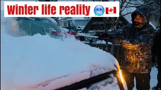 WINTER LIFE REALITY IN Canada | everything first time with my brother family |sarah buyucan